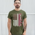 thumbnail image 3 of Tee Hunt Fight Breast Cancer T-Shirt Ribbon Awareness Cure Hope Men's Novelty Shirt, Military Green, Large, 3 of 5