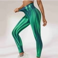 thumbnail image 4 of Lilgiuy Women Workout Print Leggings Fitness Sport Gym Yoga Athletic Pants for Daily Life, 4 of 5