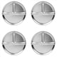 thumbnail image 1 of Platos de Acero Inoxidable para Niños, 4 Paquetes, de Control de Porciones de 9 Pulgadas, Platos Divididos para Adultos, Bariátrico, Pérdida de Peso, Diabético, 1 of 5
