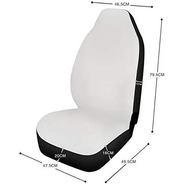 Tiger and White Cat Car Seat Cover - Set of 2 Tiger and White Cat Car Seat Cover - Set of 2