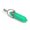 Green Jade, variant on 5x Natural Gemstones Hexagonal Pointed Reiki Chakra Healing Pendant Charms Beads-White Crystal