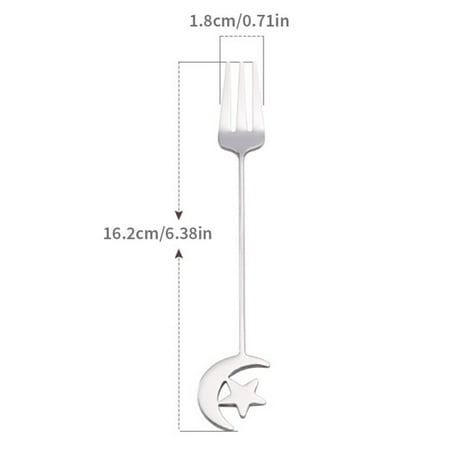 

Creative Stainless Steel Spoon Star Moon Spoon Fork Coffee Spoon Kitchen Accessories Ca Dessert Spoon Tableware Decoration