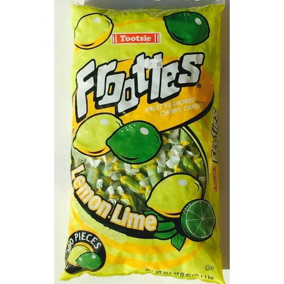 Frooties Lemon Lime Fruit Flavored Chewy Candy 2.4 Pounds Bulk 360ct SHIPS FREE
