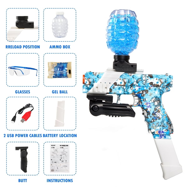 Splatter Ball Gun Gel Ball Blaster Electric Toy Guns,Kid Electric Toy