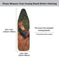 thumbnail image 5 of HELLHERO Rooster Pattern Ironing Board Cover, 15x54 Inches Polyester - Iron Table Cover for Sewing Room, Design Studio, Hobby Space, 5 of 5