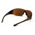 thumbnail image 4 of Pyramex Safety Products 240994 Sandstone Bronze Anti-Fog Lens Safety Glasses with Black & Tan Frame, 4 of 4