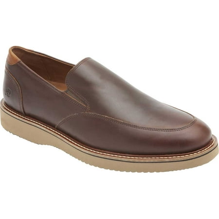 

Men s Dunham Clyde Slip On Saddle Brown Full Grain Leather 10 D