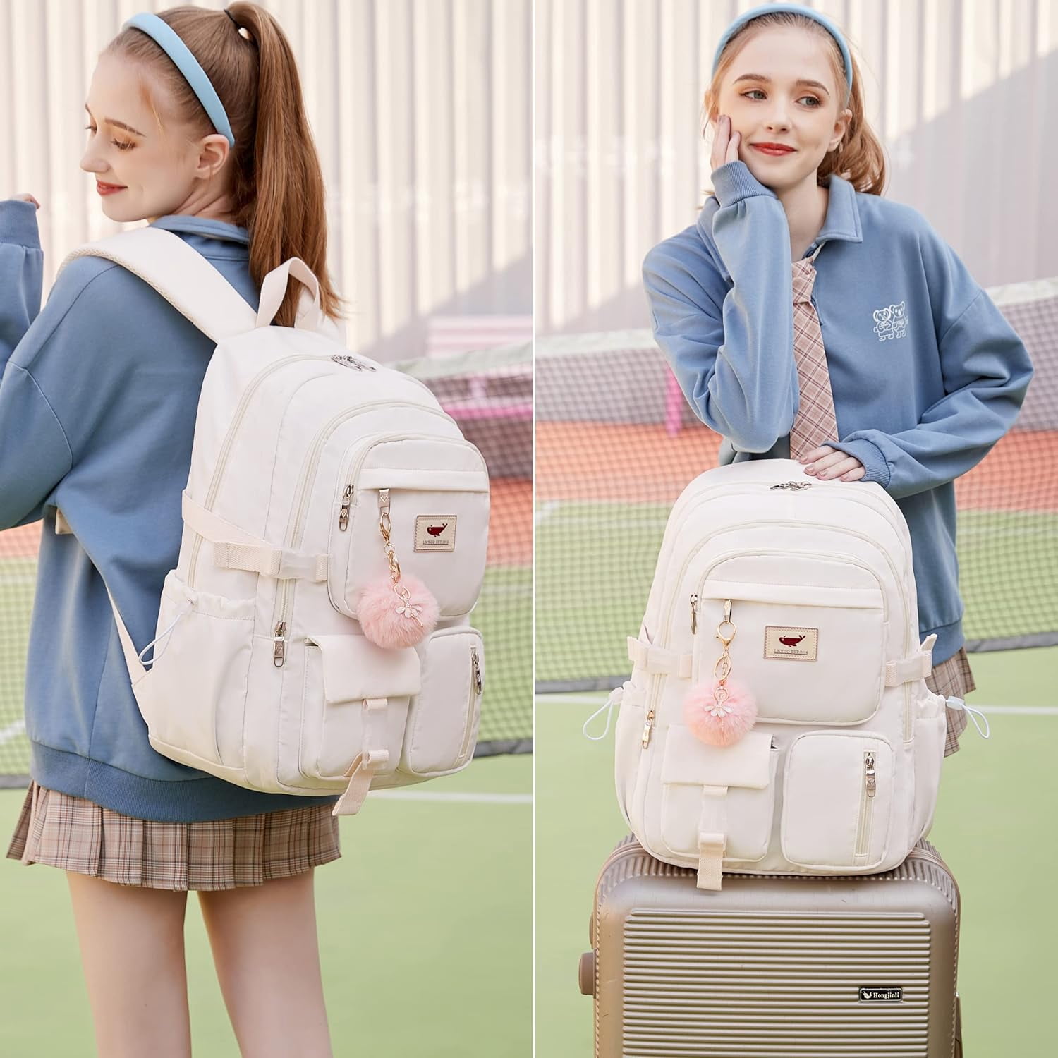 Laptop Backpack 15.6 Inch All Age Man Woman Bag College Backpacks Anti Theft Travel Back Pack Large Bookbags for Anyone