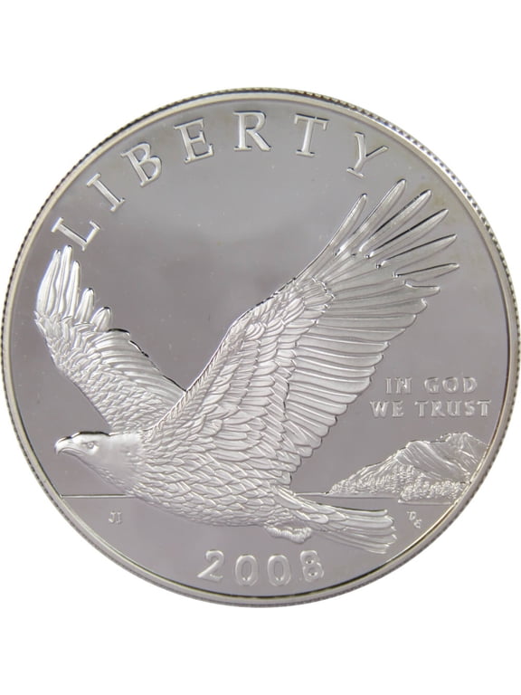 2008 P Bald Eagle Recovery Commemorative Silver Dollar Proof $1 Coin
