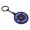 Blue, variant on Athletic Training Key Accessory Flexible Rubber Barbell 45lb Plate Markings Keychain Everyday Use Keyring