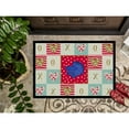 thumbnail image 3 of Carolines Treasures CK5468MAT Delta Tail Betta Fish Love Door Mat Indoor Rug or Outdoor Welcome Mat 18x27 Doormat 27"L x, 3 of 4