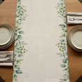 thumbnail image 5 of Table Runners 90 Inches Long Dress Scarves, Valentine's Day Farmhouse Coffee/Dining/Kitchen Table Runner for Living Room, Love Heart Romantic Eucalyptus Leaves 13x90 Inch, 5 of 9