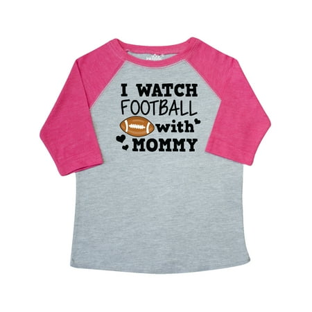 

Inktastic I Watch Football with My Mommy Gift Toddler Boy Girl T-Shirt