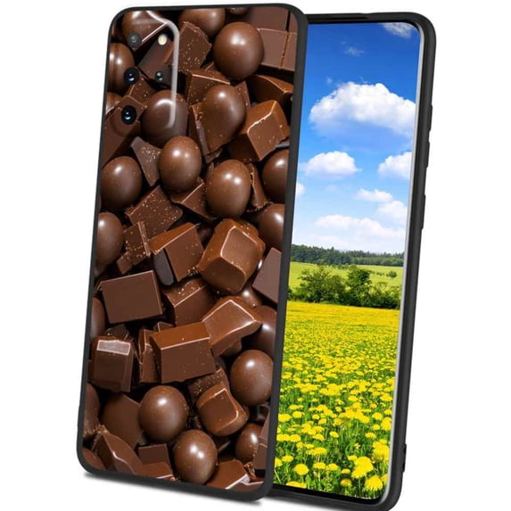 Compatible with Samsung Galaxy S20+ Plus Phone Case, Chocolate-3 Case Silicone Protective for Teen Girl Boy Case for Samsung Galaxy S20+ Plus