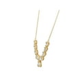 thumbnail image 2 of Baguette & Round Cut Diamond Bar Drop Necklace 14K Yellow Gold 1.75Cttw, 2 of 7