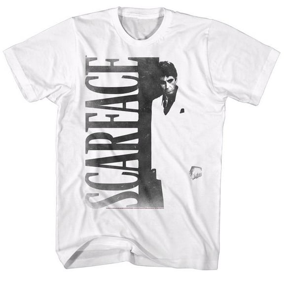 Scarface Sf2 White Adult T-Shirt 5Xl