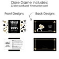 thumbnail image 5 of Big Dot of Happiness Vegas Before Vows - Las Vegas Bridal Shower or Bachelorette Party Game Scratch Off Dare Cards - 22 Count, 5 of 6