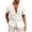 White, variant on Fjuchai Mens Shirts Tops Summer Short Sleeve Shirts Men's Casual Sports Shirt Lapel Soft Shirt S-XXL