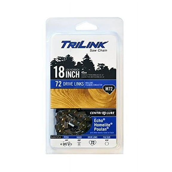 Trilink Saw Chain CL25072TL2 Semi Chisel Saw Chain - 0.050 in. - 72 Drive Links