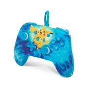 PowerA Enhanced Wired Controller, Pikachu Tie-Dye - Nintendo Switch