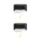 thumbnail image 4 of Monstrate Lámpara solar LED Camino Escalera Exterior Impermeable Luz de pared Jardín Paisaje Paso Cubierta Luces Balcón Valla Luces solares LED blanco con carcasa negra 2piezas, 4 of 6