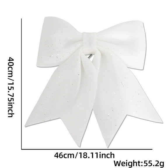 1Pack Large Christmas Bows Red Bows Holiday Red Christmas Bows Decorations for Wreath Velvet Bows Decor for Christmas Tree Topper, Front Door, Outdoor(15.7 * 18.11 inch)