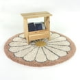 thumbnail image 2 of Mainstays Pink Floral Round Indoor Shag Rug, 47" Round, 2 of 6