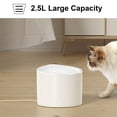 thumbnail image 5 of CEESC Cat Fountains, 2.5L Automatic Drinking Fountain for Cats and Dogs, Ultra Quiet Cat Water Fountain with 3 Activated Carbon Filters, White, 5 of 5