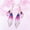 Gold, variant on Popular Elegant Long Butterfly Crystal Earrings - Gradient Color Fresh Wing Design for Women