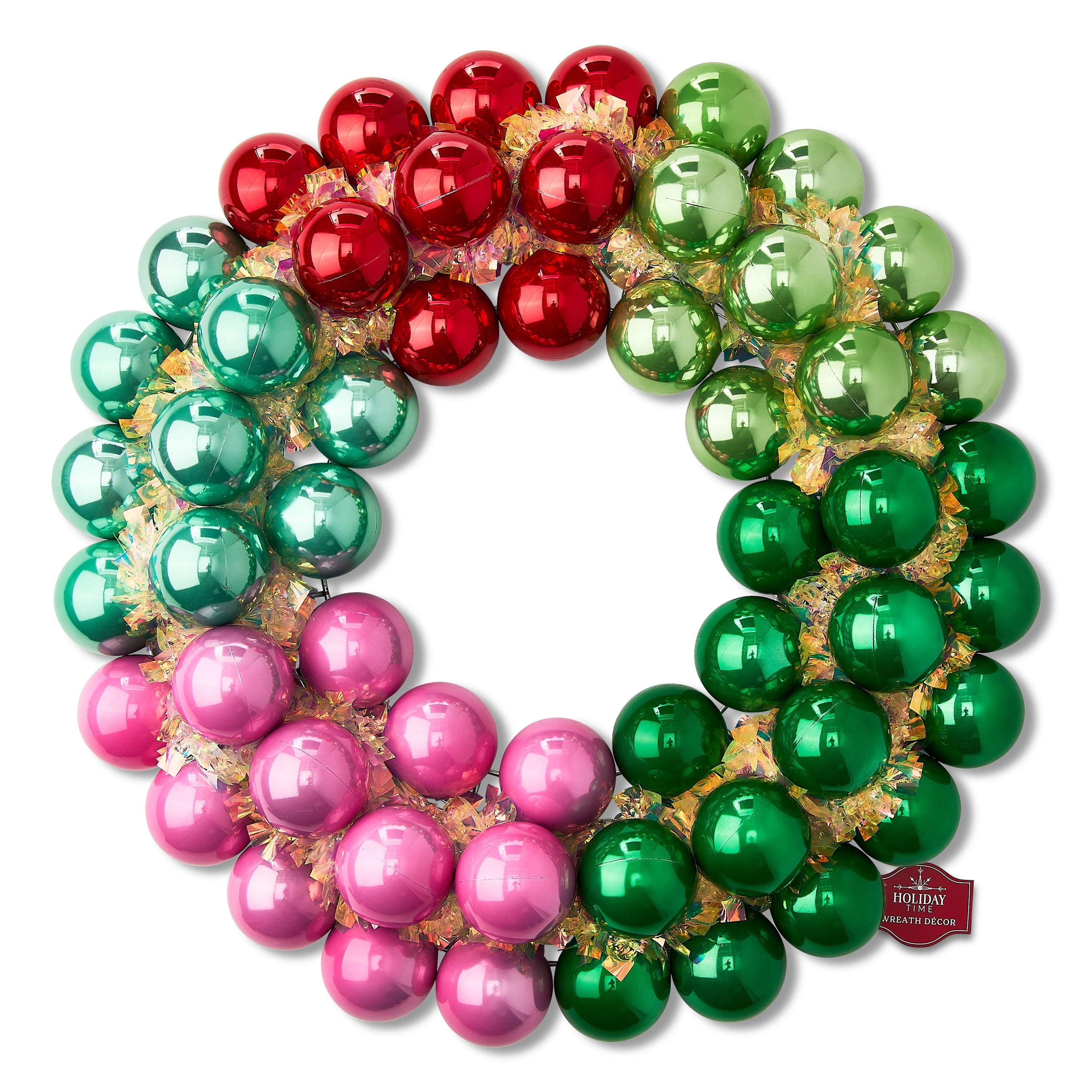 Ornament Christmas Wreath, Multicolor, 20", by Holiday Time