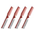 thumbnail image 4 of 4pcs Portable Folding Combs Pocket Combs Plastic Partition Combs for Travel, 4 of 8