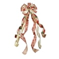 thumbnail image 2 of MesaSe Christmas Tree Top Decoration Snowflake Print Tear Resistant Workmanship Increase The Atmosphere  Tree Ribbon Bow Pendant for Christmas Red One Size, 2 of 13