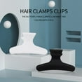 thumbnail image 2 of 4PCS Black White Hairdressers Butterfly Style Styling Hair Clamps Clips Claw Clasps Hairdressing Salon Tool, 2 of 8