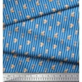 thumbnail image 3 of Soimoi Orange polyester Crepe Fabric Tendril & Abstract Print Fabric by Yard 52 Inch Wide, 3 of 5