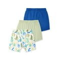 thumbnail image 4 of Garanimals Newborn & Baby Boy Cotton Pull-On Shorts, Solids & Prints, 3-Pack, Sizes 0–24M, 4 of 10