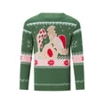 thumbnail image 2 of Diconna Chandail de Noël Assorti, Chandail à Manches Longues à Col Rond Cartoon Elk, Chandail Familial, Vêtements d'Hiver, 2 of 9
