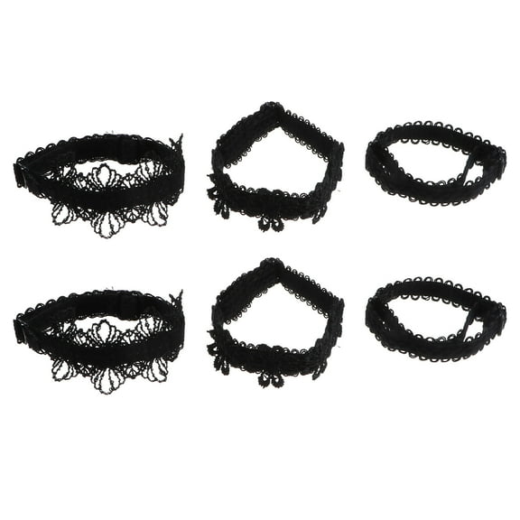 MERRYHAPY 3Pairs Elastic Black High Heel Shoe Straps Anti Fall Detachable Shoe Accessory