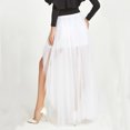 thumbnail image 3 of Kmbangi Jupe en Tulle à 4 Couches pour Femmes, Queue en Dentelle Transparente, 3 of 3