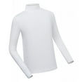 thumbnail image 3 of Camisa de seda de hielo para hombres de golf Ropa deportiva Protector Ropa Transpirable Elástico Camisas de fondo de golf Camisetas de golf de , Blanco XXL, 3 of 9