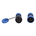 thumbnail image 3 of Male Female Industrial Connector, Aviation Plug Socket Electrical 45A IP68 Metal  For LED Lighting Equipment For Light Power For Cable 3 Pin, 3 of 8