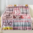 thumbnail image 4 of 18th Birthday Gifts Blanket for Her,18 Year Old Girl Birthday Gifts Blankets 18th Birthday Decorations Blanket Best Gifts Ideas for 18 Year Old Girl Teen Girl Gifts Throw Blankets 50"X60", 4 of 6