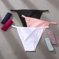 thumbnail image 2 of Bragas De Algodón Para Mujer Ropa Interior Hebilla De Metal Calzoncillos M-2XL Cintura Baja Sexy Talla Grande Lenceríapangjing, 2 of 4