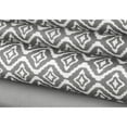 thumbnail image 2 of Safdie & Co. Sheet Set Microfiber 4PC D Ikat Printed Solid Grey, 2 of 2