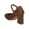 thumbnail image 3 of New Women DbDk Kasia-2 Faux Suede Mary Jane Block Heel Pump, 3 of 6