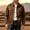 Coffee, variant on YODETEY Men’s Casual Button Down Trucker Jacket, Lightweight Collared Work Outwear Jackets Coats,Big and Tall ,Size S-3XL