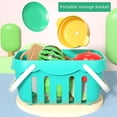 thumbnail image 3 of Panier de Simulation de Cuisine Jouet de Découpe de Fruits et Légumes 17 Pcs Éducatif Taille Variable, 3 of 5