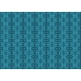 thumbnail image 1 of Ahgly Company Machine Washable Indoor Rectangle Transitional Teal Green Area Rugs, 4' x 6', 1 of 7
