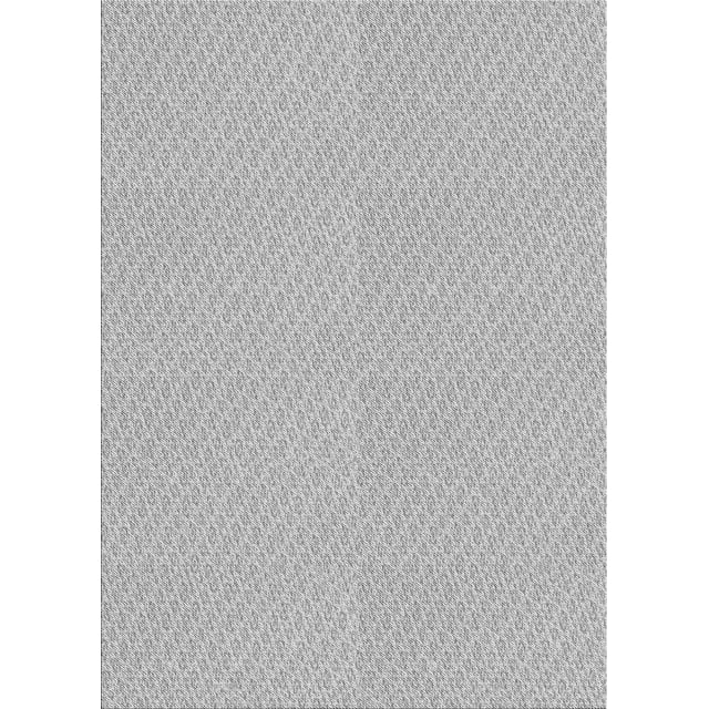 Ahgly Company Machine Washable Indoor Rectangle Transitional Platinum Silver Gray Area Rugs, 7' x 9'