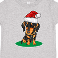 thumbnail image 4 of Inktastic Christmas Dachshund Dog Santa Boys or Girls Toddler T-Shirt, 4 of 5