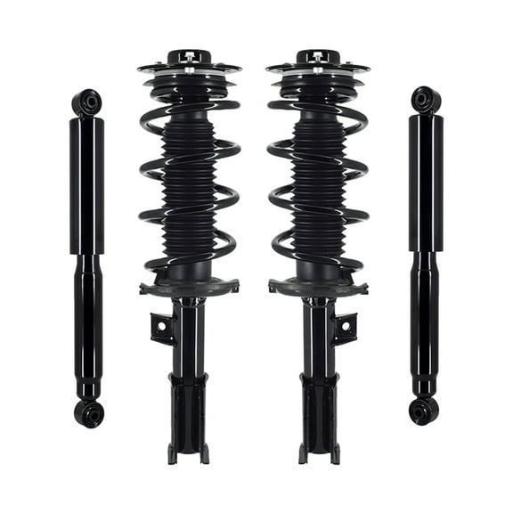 Set Front Quick Complete Strut-Coil Spring-Rear Shock For 2012-2015 Chevrolet Captiva Sport